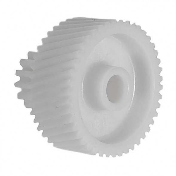 Шестерня мясорубки Kenwood KW715563 MG350/360 средняя, Д-55/28мм, зубья 27/10шт. (Косой/прямой) ШЕСТ074