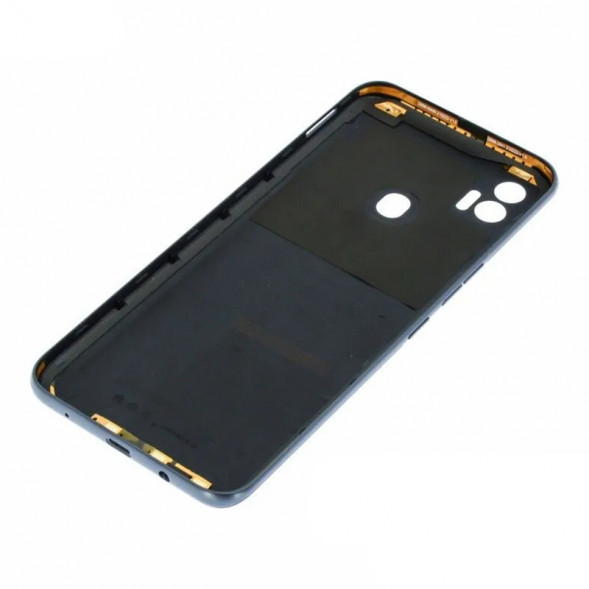 Задняя крышка корпус для Tecno Spark 7 (Черный)