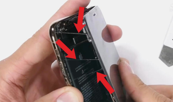 Влагозащитная проклейка для iPhone 11 Pro скотч