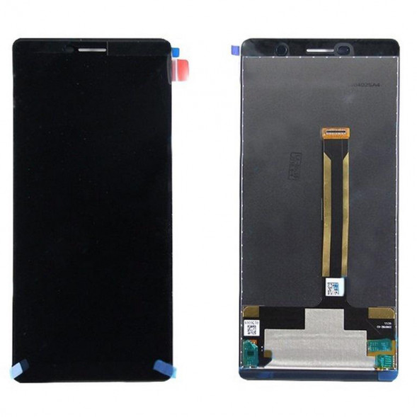 Дисплей Nokia 7 Plus TA-1046 в сборе с тачскрином (черный)