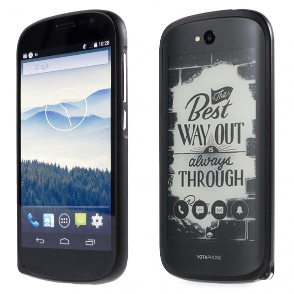 Алюминиевый бампер для Yotaphone 2 (черный)