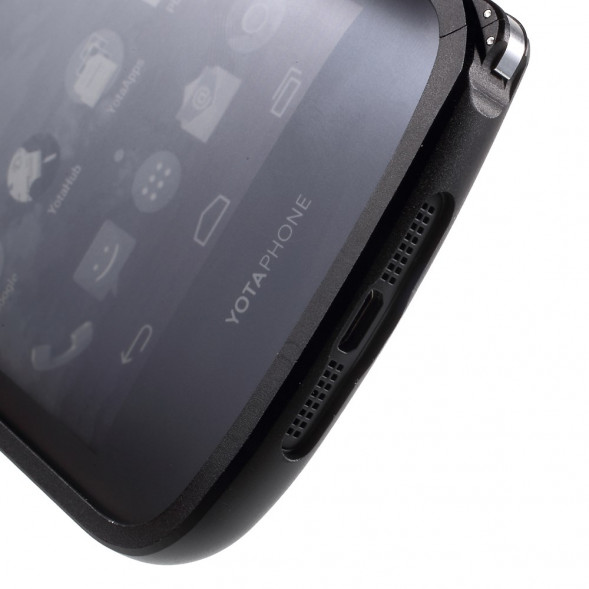 Алюминиевый бампер для Yotaphone 2 (черный)