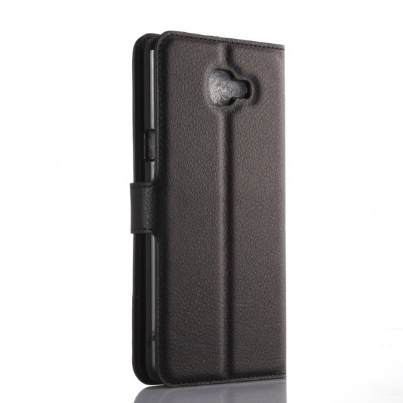 Чехол книжка с визитницей для Samsung Galaxy A9 (2016) (Черный)