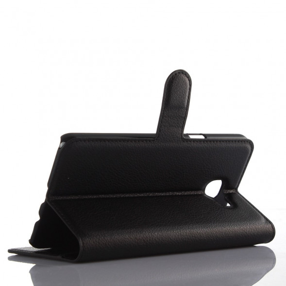 Чехол книжка с визитницей для Samsung Galaxy A9 (2016) (Черный)