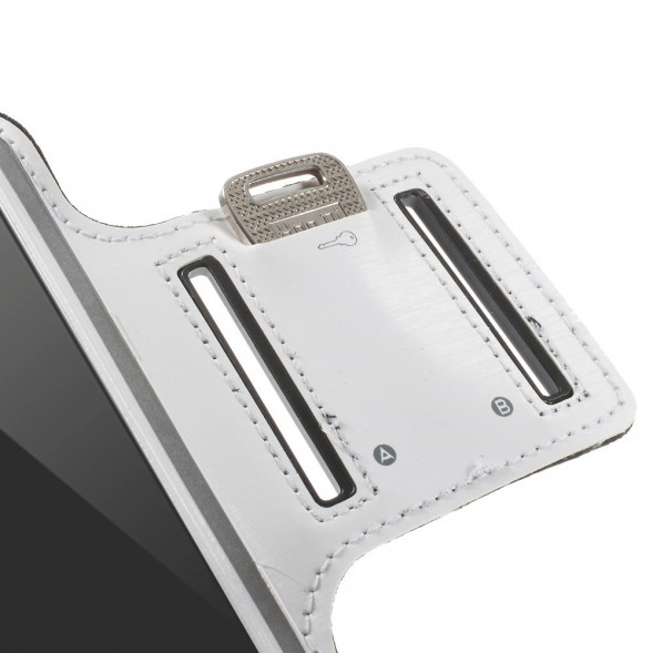 Спортивный чехол на руку для iPhone 6, 6S (Белый)