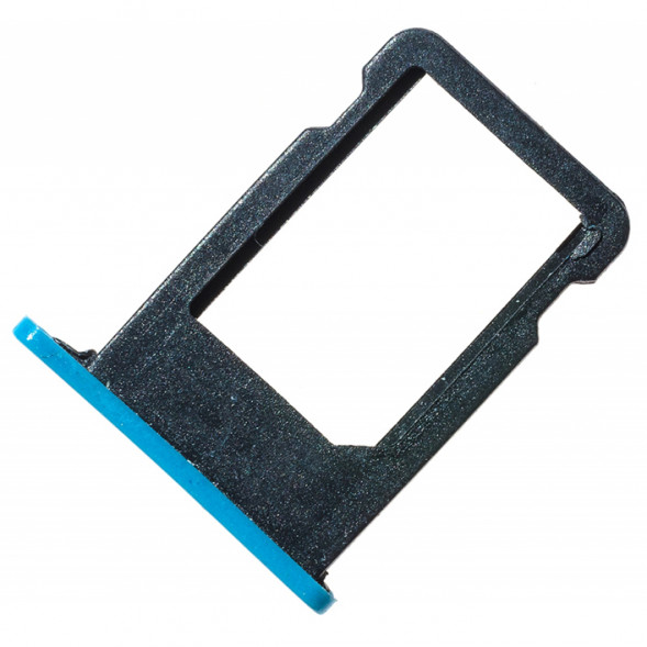 Контейнер - лоток SIM для iPhone 5C (Синий)