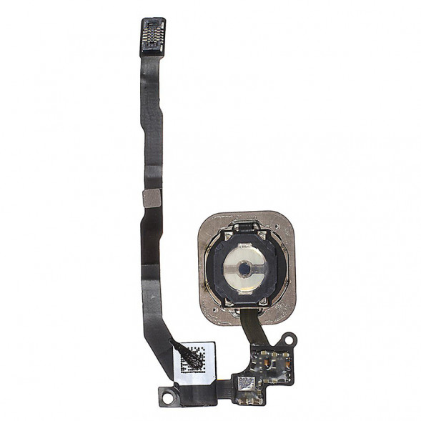 Кнопка Home для iPhone 5S со шлейфом (Черный)