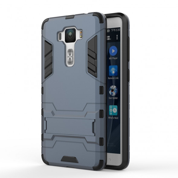 Чехол Duty Armor с подставкой для ASUS ZenFone 3 Deluxe ZS550KL (Темно синий)