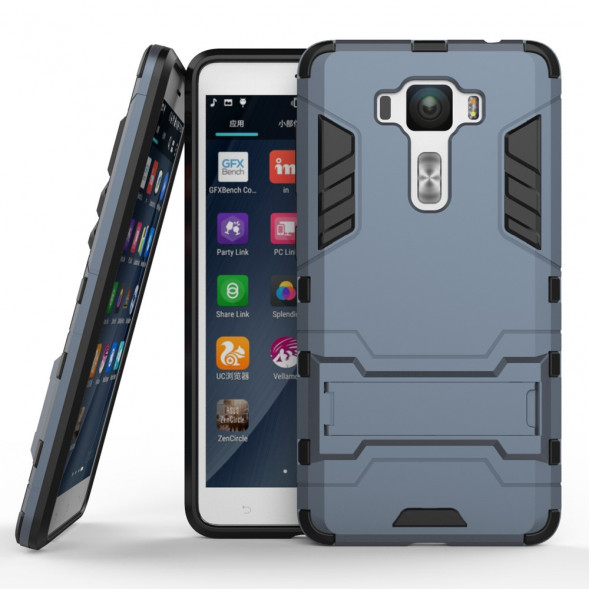 Чехол Duty Armor с подставкой для ASUS ZenFone 3 Deluxe ZS550KL (Темно синий)