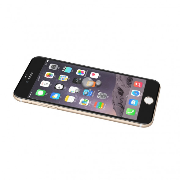 3D Защитное стекло для iPhone 6, 6S (Черный)