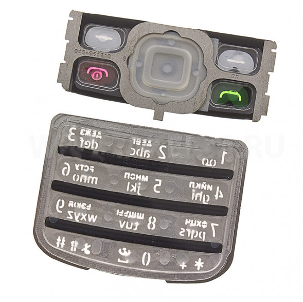 Клавиатура для Nokia 6700 (хром)