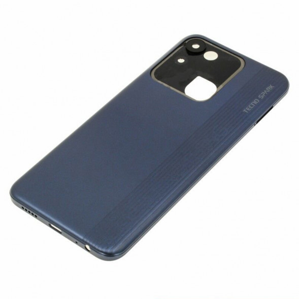 Задняя крышка корпус для Tecno Spark 8C (Черный)