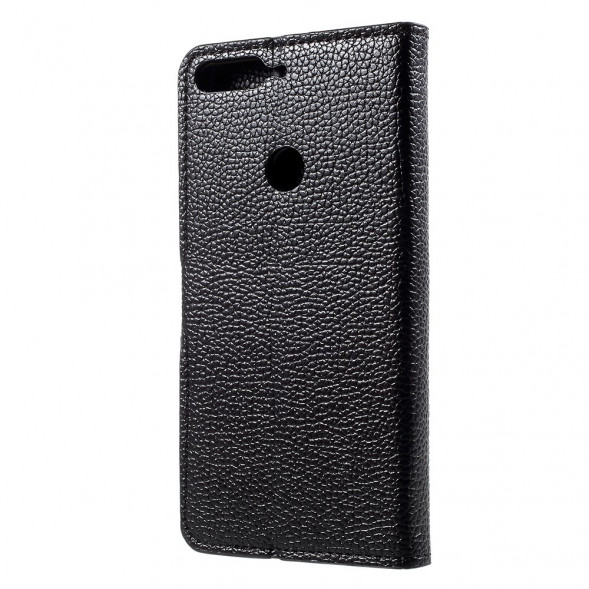 Чехол с визитницей для Huawei Honor 7C (AUM-L41) (черный)