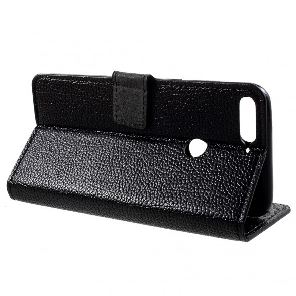 Чехол с визитницей для Huawei Honor 7C (AUM-L41) (черный)