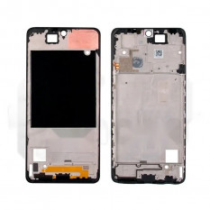 Рамка дисплея для Xiaomi Redmi Note 10 Pro (Черный) средняя часть