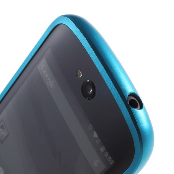 Алюминиевый бампер для Yotaphone 2 (голубой)