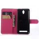 Чехол книжка с визитницей для Asus ZenFone C (ZC451CG) (Малиновый)