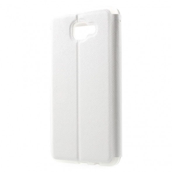 Чехол с окном информации для Samsung Galaxy A9 (2016) (Белый)