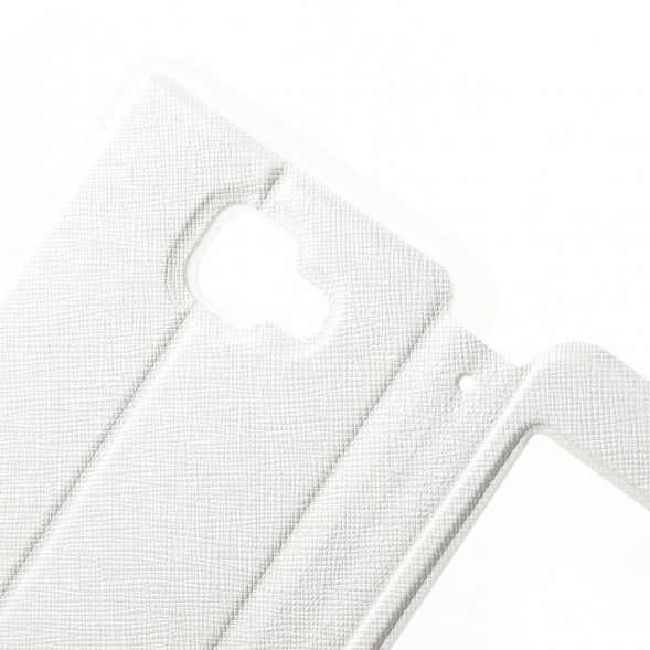 Чехол с окном информации для Samsung Galaxy A9 (2016) (Белый)