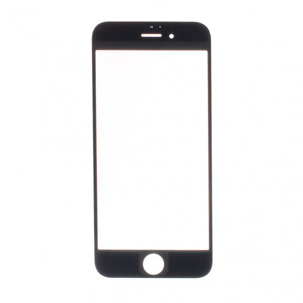 Стекло для Apple iPhone 6 (Черное)