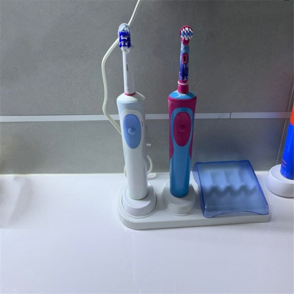 Держатель для электрической зубной щетки Oral-B с отсеком сменных щеток