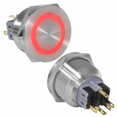 Кнопка антивандал. GQ30PF-11E/R/N on-(off)+off-(on)