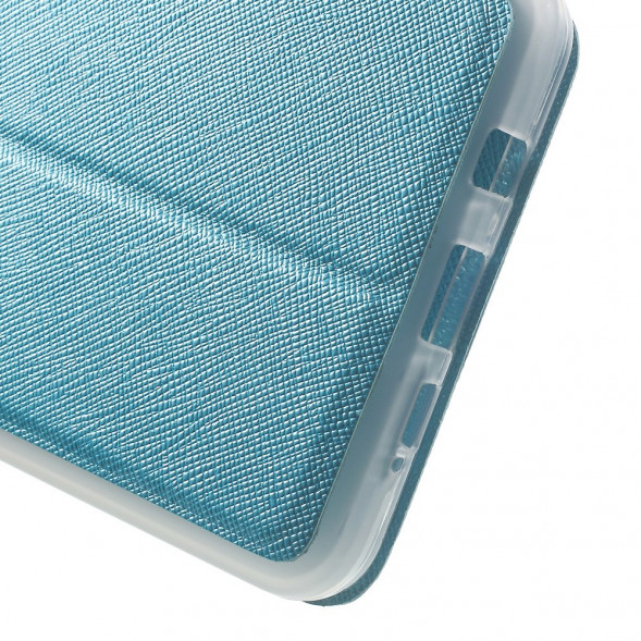 Чехол с окном информации для Samsung Galaxy A9 (2016) (Голубой)