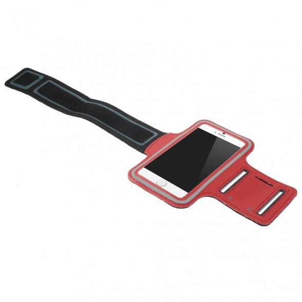 Спортивный чехол на руку для iPhone 6, 6S (Красный)