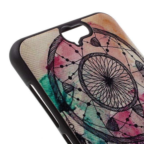 TPU Чехол накладка с рисунком для HTC One A9 (Ловушка для снов)