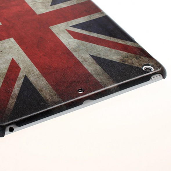 Пластиковый чехол накладка с рисунком для iPad Air (Ретро флаг UK)