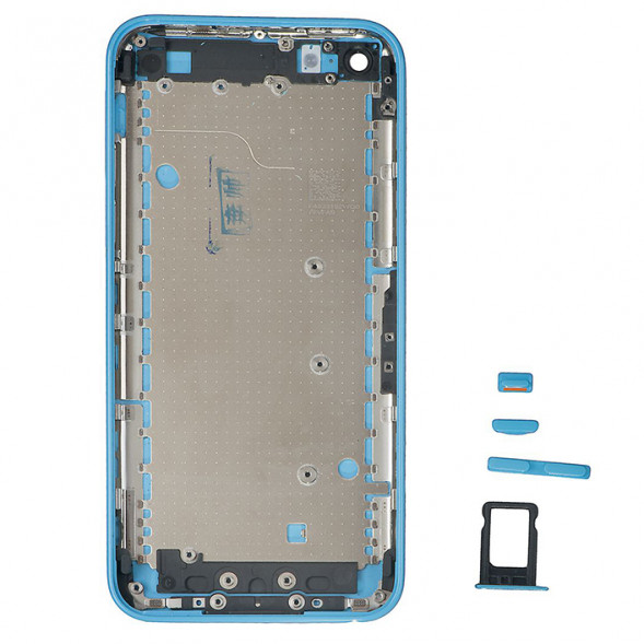Корпус iPhone 5C задняя крышка (Голубой)