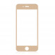 3D Защитное стекло для iPhone 6, 6S (Золото)