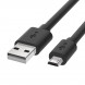 Кабель USB - MicroUSB Hoco X13 Easy Charging 2.4A (Черный)