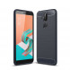 Чехол Carbon Fiber для Asus Zenfone 5 Lite ZC600KL (темно-синий)