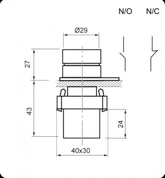 3SA8-BG25 Ключ - переключатель серии 3SA8
