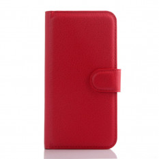 Чехол книжка с визитницей для Asus ZenFone C (ZC451CG) (Красный)