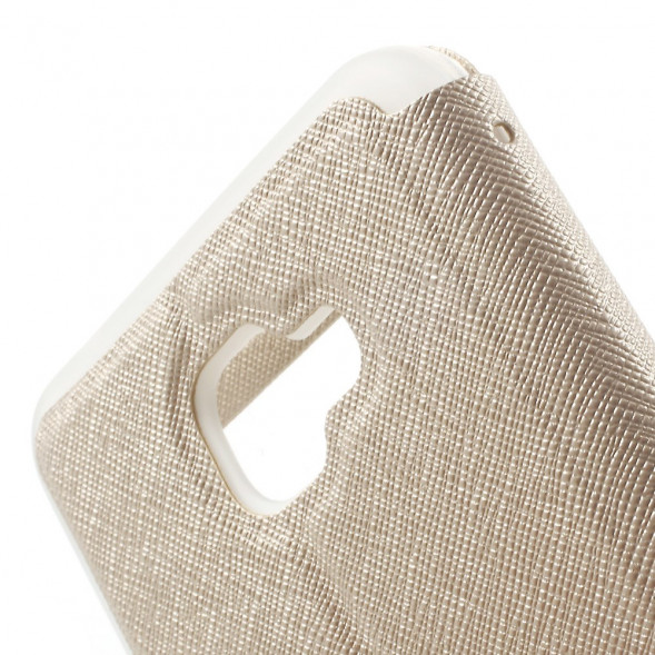 Чехол с окном информации для Samsung Galaxy A9 (2016) (Золотистый)