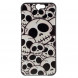 TPU Чехол накладка с рисунком для HTC One A9 (Черепа)