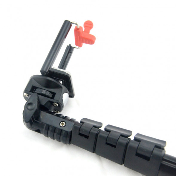 Монопод с зажимом для телефона и адаптером для камеры GoPro Hero