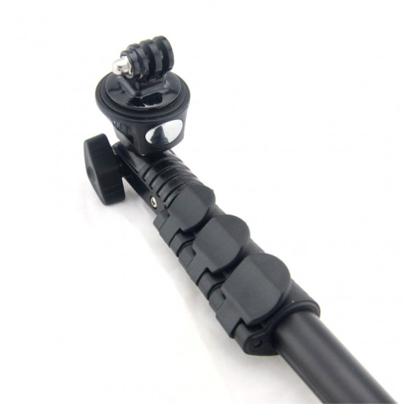Монопод с зажимом для телефона и адаптером для камеры GoPro Hero