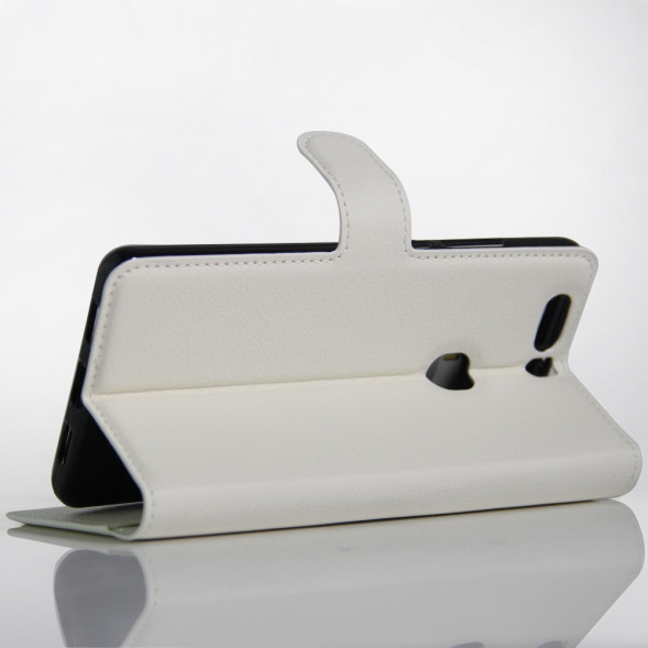 Чехол книжка с визитницей для Huawei Honor V8 (белый)