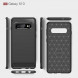 Чехол Carbon Fibre для Samsung Galaxy S10 (черный)