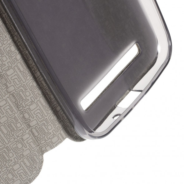 Чехол для Asus Zenfone 2 ZE500CL с окном информации (Золотистый)