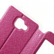 Чехол с окном информации для Samsung Galaxy A9 (2016) (Малиновый)