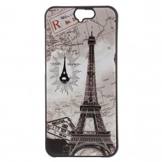 TPU Чехол накладка с рисунком для HTC One A9 (Эйфелева башня)