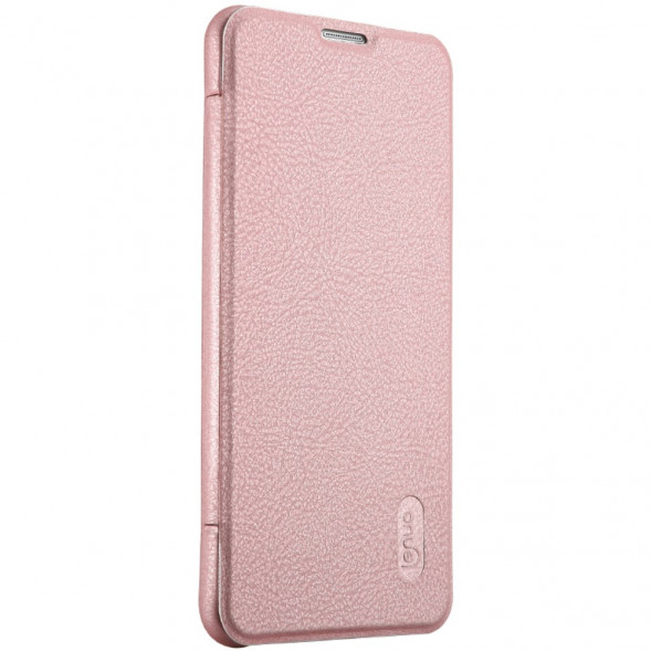 Чехол книжка Lenuo для Samsung Galaxy A7 (2016) SM-A710F (Розовый)