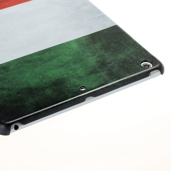 Пластиковый чехол накладка с рисунком для iPad Air (Ретро флаг Италия)