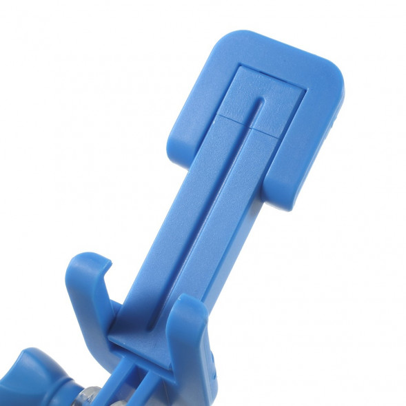 Монопод с кнопкой и беспроводной связью Bluetooth JQ8 для iPhone, Samsung, GoPro камеры (Голубой)