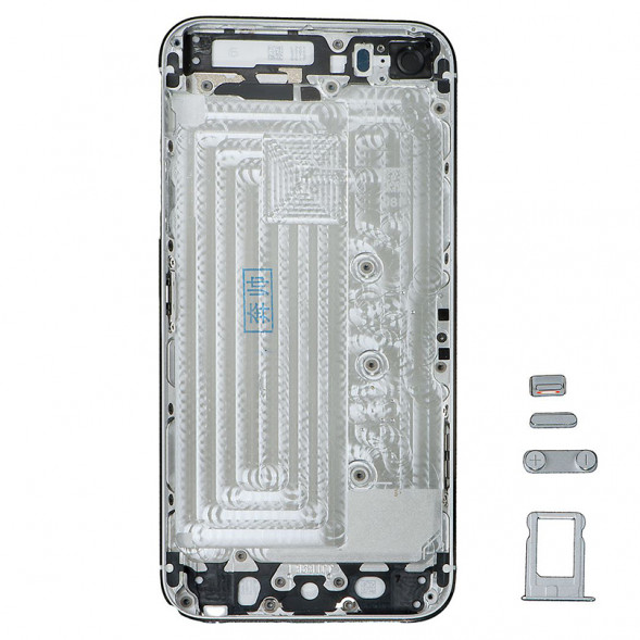 Корпус на iPhone 5S задняя крышка алюминиевый (Серебро)