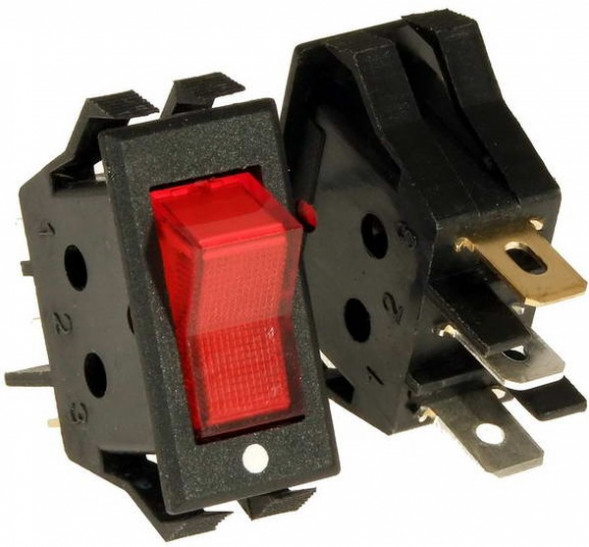 IRS-1-2B ON-OFF Переключатель клавишный рокерный серии IRS-1